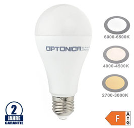 19W LED E27 Kunststoffbirne, diverse Farben