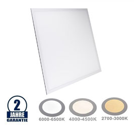 36W 62x62cm LED Panel, diverse Lichtfarben