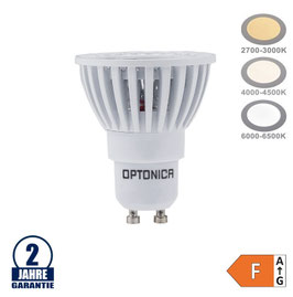 6W LED GU10 Spot weiss, diverse Farben