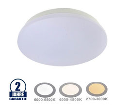 12W LED Deckenleuchte Matt, diverse Farben