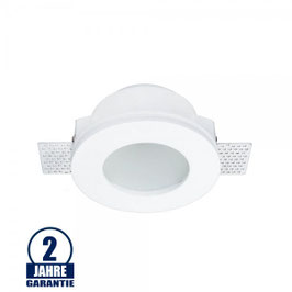 Einbaurahmen für LED GU10 Rund Fixiert Chrom IP65 Wassergeschützt