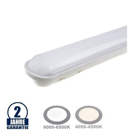 55W LED Wannenleuchte 150cm IP65 Slim, diverse Lichtfarben
