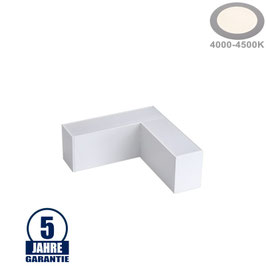 8W L-Verbinder für Linearleuchte Slim Professional Weiß Neutralweiß 5382