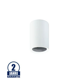 Deckenstrahler Aluminium GU10 Rund Weiß