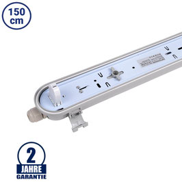 T8 LED Wannenleuchten für 150 cm 1 Röhre IP65