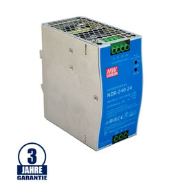 MEAN WELL 240W 24V DC Metall Tragschienen Netzteil