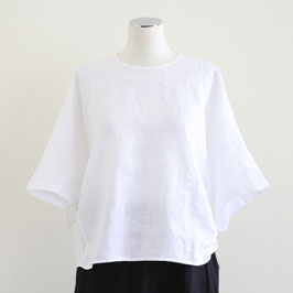 Kristensen Du Nord Linen SS Shirt White