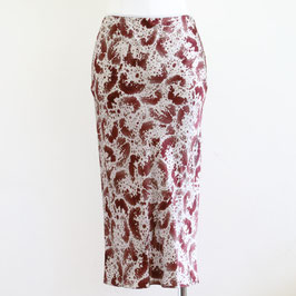 DRIES VAN NOTEN SATI 1163 W.W.SKIRT BURGUNDY