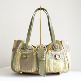希少 JAMIN PUECH　PHILIBER ハンドバック JAMIN PUECH SPRING SUMMER 2017 PHILIBERT OLIVE HANDBAG