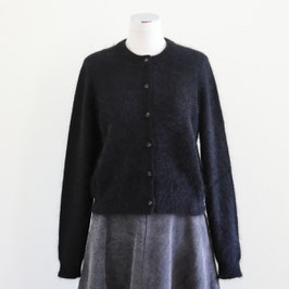 roberto collina F30120 ANGORA CARDIGAN BLACK