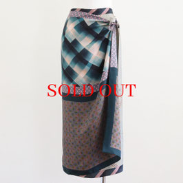 DRIES VAN NOTEN SCARFY LONG 2213 W.W.SKIRT DESSIN A ONEsize