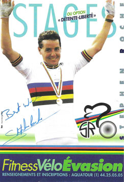 ROCHE STEPHEN, Genuine Hand Signed Autograph Photo 10,5x15cm, WORLD CHAMPION, TdF, GIRO 1987