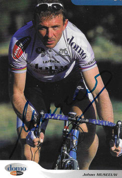 MUSEEUW JOHAN, Genuine Hand Signed Autograph Card 10,5x15cm, WORLD CHAMPION 1996