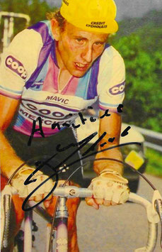 ZOETEMELK JOOP, Genuine Hand Signed Autograph Photo 10x15cm, WORLD CHAMPION 1985, TOUR DE FRANCE 1980
