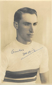 KINT MARCEL, Genuine Hand Signed Autograph Card 9x14cm, WORLD CHAMPION 1938 N