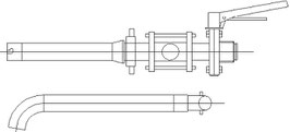 Abstichvorrichtung Gr. 37 V2A