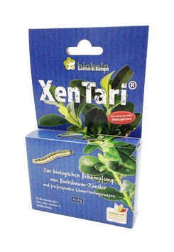 XEN TARI - Bio-Insektizid gegen Buchsbaumzünsler und freifressende Schmetterlingsraupen    Pfl. Reg. Nr. 3431-0