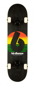 Skate BIRDHOUSE Stage 3 SUNSET Rasta  taille 7.75"