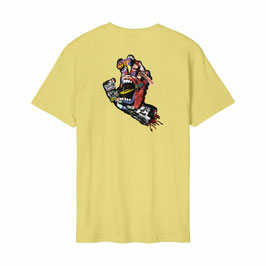 SANTA CRUZ T-Shirt Collage Hand Faded Khaki