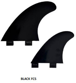 surf QUATRO fins set KOALITION basic FCS Type M5 Black