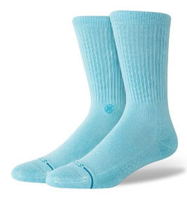 STANCE ICON DYED CREW Electricblue