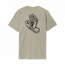 SANTA CRUZ T-Shirt Screaming hand Stone Grey