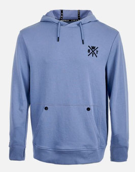 WATTS SWEAT CAPUCHE SPRAY-S Bleu gris