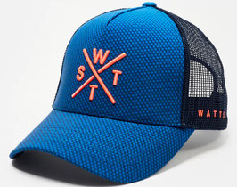 Casquette WATTS modèle Tribe Blue Carbone
