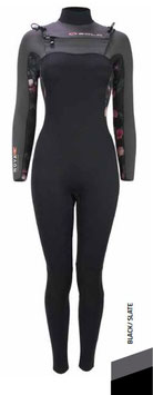 Combinaison surf femme SOLA modèle NOVA Front zip 5/4mm