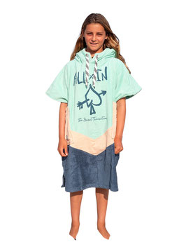 PONCHO ALLxIN classic JUNIOR (9-15 ans) MODERN AQUA