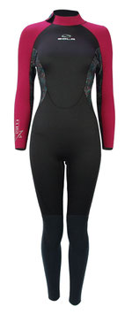 Combinaison surf femme SOLA modèle STAR Back zip 5/4mm