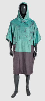 PONCHO MDNS Teal Marble