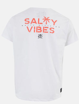 T-SHIRT WATTS SALTY White/pink