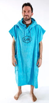CLASSIC PONCHO FLASH ALLxIN TURQUOISE