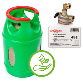 Antargaz Calypso BIOPROPAAN + adapter + waarborgkaart
