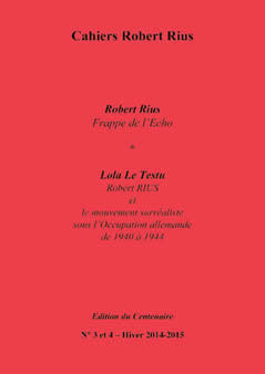 Cahiers Robert Rius, n° 3-4