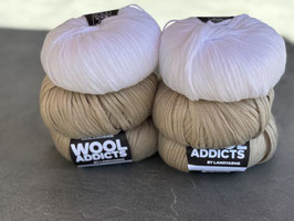 Happiness von Lang Yarns Wolle-Spar-Pakete + Wooladdicts Anleitungsheft