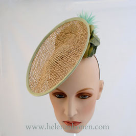 Saucer Fascinator Seagrass