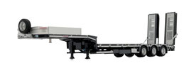 Nooteboom semi lowloader with metal grid, anthracite
