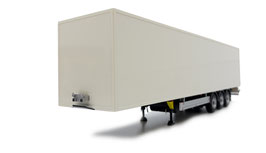Pacton box trailer white