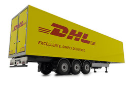 Pacton box trailer yellow DHL edition