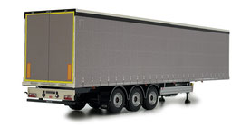 Pacton curtainsider trailer plain gray