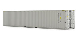 40ft sea freight container gray