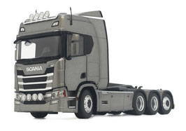 Scania R500 series with hooklift dark gray