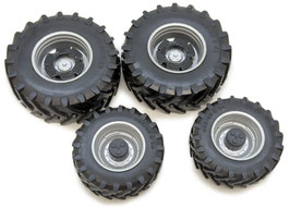 Set of Trelleborg 900-60 R42 tyres, rims and caps