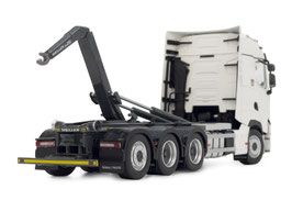 Renault truck with Meiller hooklift, white