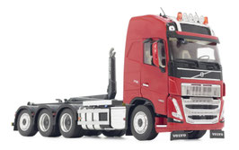 Volvo FH5 truck with Meiller hooklift, red