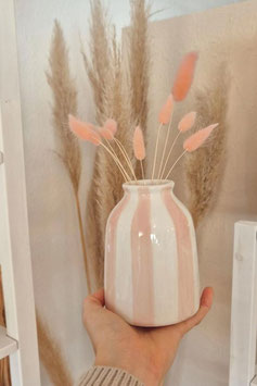 Vase 'Rosa Streifen'