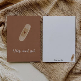 Postkarte 'Alles wird gut'