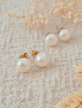 Ohrsteckerpaar 'Natural Pearls'